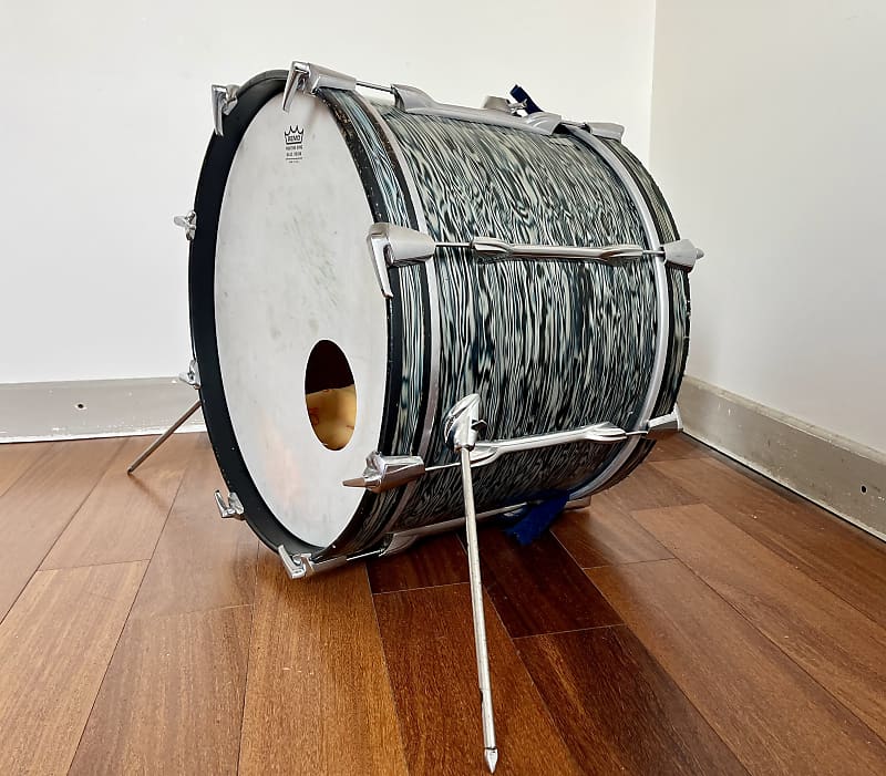 Premier 20’ African mahogany 3 ply Bass Drum 1970 - Rodoid image 1