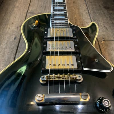 1958 Gibson Les Paul Custom, Ebony Black & Original Hard shell case image 17