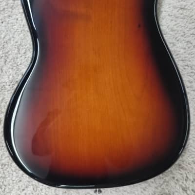 Fender American Performer Mustang Electric Guitar w/Deluxe Bag - 3-Tone Sunburst image 4