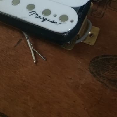 Margasa Hurricane Guitar Humbucker Pickups, High Output, in White for sale