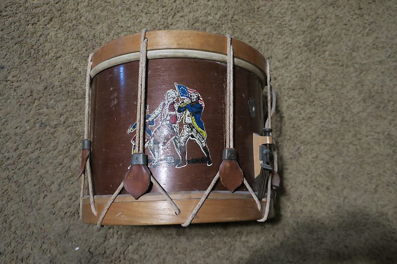 WFL/Ludwig WWII era rope snare drum 1940s Wooden Reverb