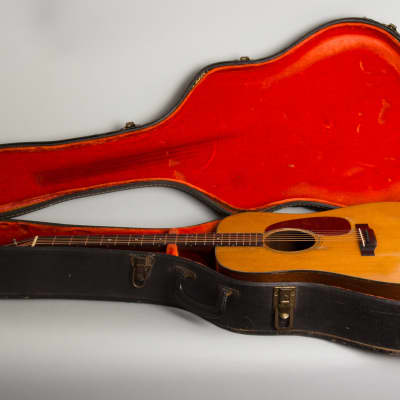 C. F. Martin  D-18 Flat Top Acoustic Guitar (1949), ser. #109928, black hard shell case. image 10