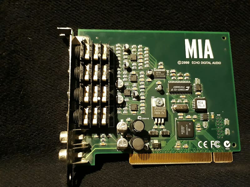 Echo Mia 2x2 PCI audio interface 24Bit/96kHz Reverb