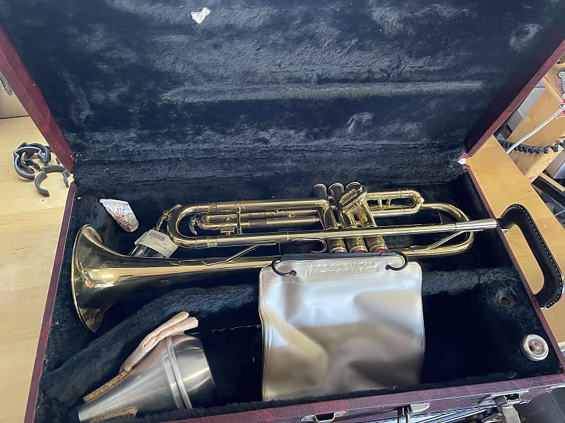 King 600 USA Trumpet With Hard Case And Extras - Needs Tune Up image 1