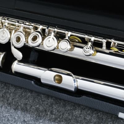 Yamaha YFL-581 925 Profesional Open Hole Flute in Solid | Reverb