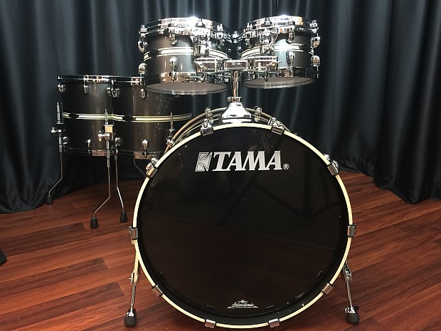 Tama drums sets Starclassic Performer BB Gun Metal Classic Stripe