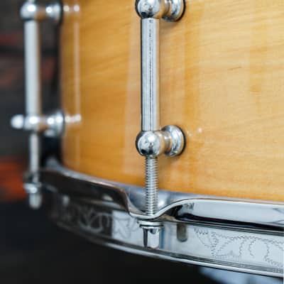 Craviotto 5.5x14" Timeless Timber Solid Red Birch Snare Drum - #9/10 image 4