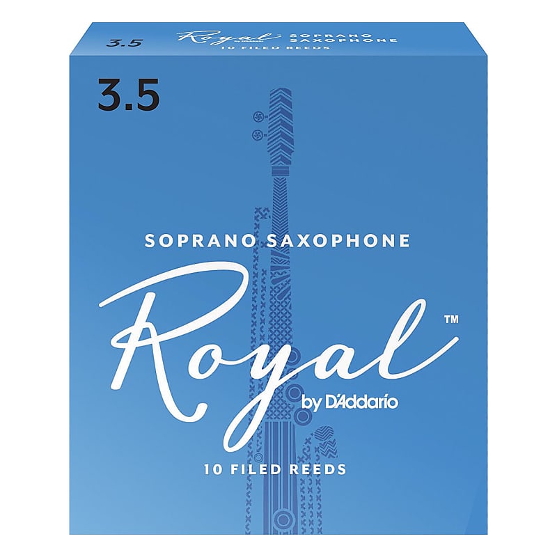 Rico Royal Soprano Saxophone 10-Pack 3.5 Strength image 1