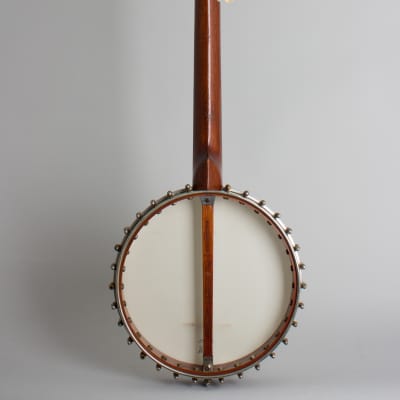 W. A. Cole  Eclipse 5 String Banjo,  c. 1892, ser. #256, black tolex hard shell case. image 2