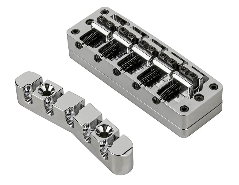 Warwick 5String Bass Bridge Part SPW30128C in Chrome As Reverb