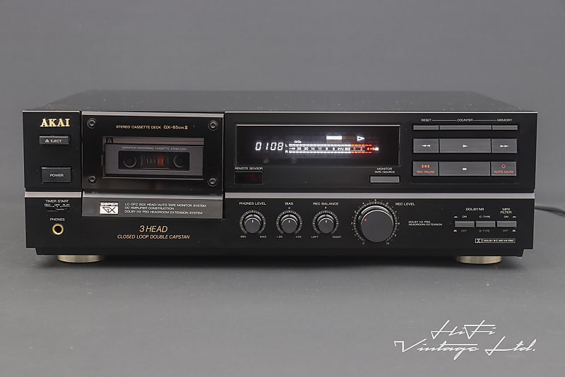 Akai GX-65 MKII Cassette Deck  			