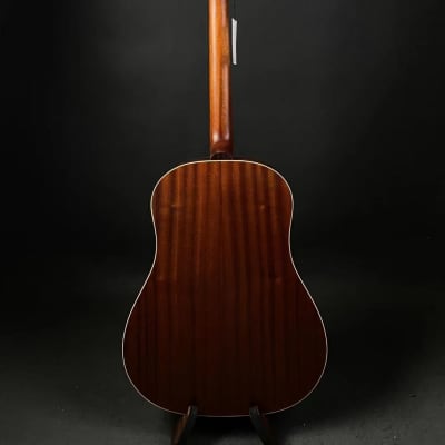Enya T05J acoustic electric guitar Vintage Sunburst with dual mode pickup and deluxe hardcase image 2