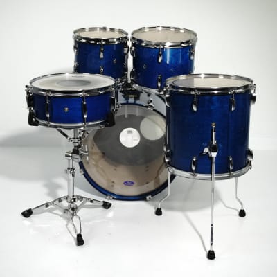 Pearl Export in Blue with Snare 20,10,12,14,14 image 4
