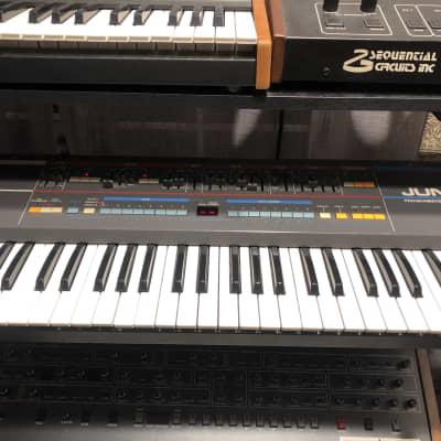 Roland Juno-106 with wood side panels