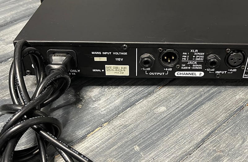 Used Drawmer MX30 Dual Gated Compressor Limiter Rack Mount