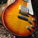 2010 Gibson Custom Shop 1960 Les Paul Standard VOS Flame Top ~MINT~ DARK Washed Bourbon 60 OHSC R0