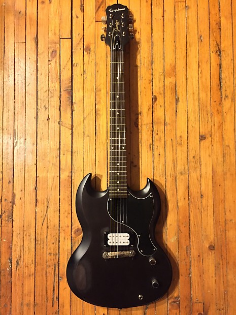 Epiphone SG Junior Special Unknown Matte Black | Reverb