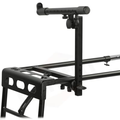 Keyboard Stand DJ Workstation Table Top Piano Holder 2-Tier Double Studio Mount image 9