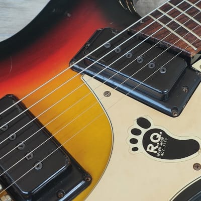 1960's Morales Japan (Mosrite) Ventures Offset Guitar (Vintage Sunburst) image 4
