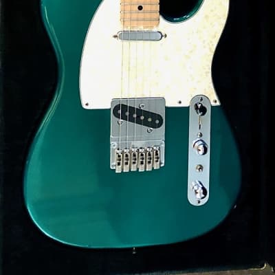 Hamer  USA T51 90's Green Telecaster Guitar w/Piezzo & Case image 5