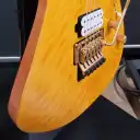 Charvel Pro-Mod DK24 HH FR M Mahogany with Quilt Maple Top Dark Amber