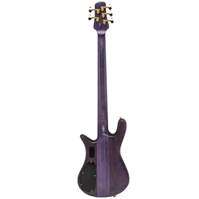 Spector Legend 5 Skyler Acord Signature Bass Guitar Violet Stain Matte image 2