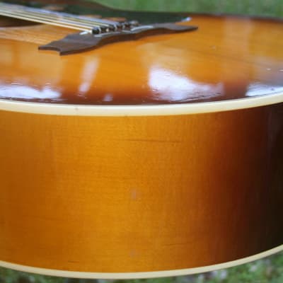 Aria WJ-40 J200 copy by Matsumoku Japan 1970's Sunburst+Hard