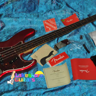 Fender American Original '60s Jazz Bass with Rosewood Fretboard 2018 - 2020 Candy Apple Red image 2