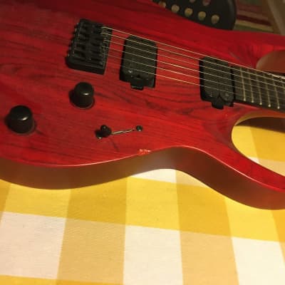Solar Guitars A2.6 G1 TBR 2020 - Trans blood red + GOTOH locking tuners image 5