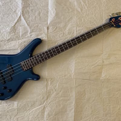 Rockoon Schaller  RB-61PJ Bass guitar 1989 - Transparent Blue 2piece Ash body Kawai Made in Japan German Hardware Excellent Condition for sale