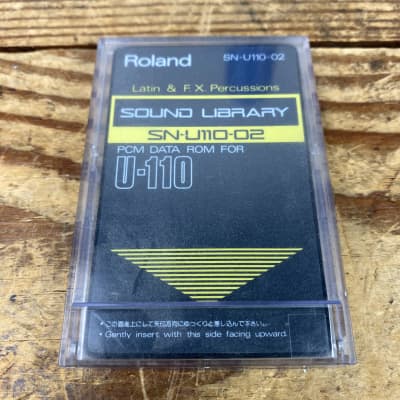 Roland SN-U110-02 PCM Data ROM for U-110 (Latin & F.X. Percussions)
