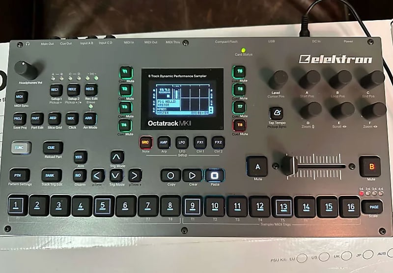 Elektron Octatrack MkII Dynamic 8-Track Performance Sampler 2017 - 2021 -  Gray