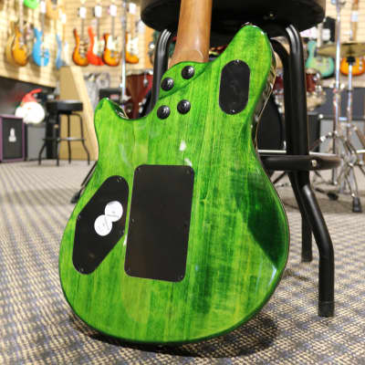 EVH Wolfgang WG Standard QM with Baked Maple Fretboard - Transparent Green image 4