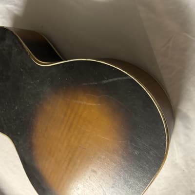 Kay Parlor Guitar *For Restoration* MIJ Japan 1950s 1960s Vintage - Sunburst image 18