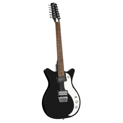Danelectro D59X 12-String Guitar (Black) image 3