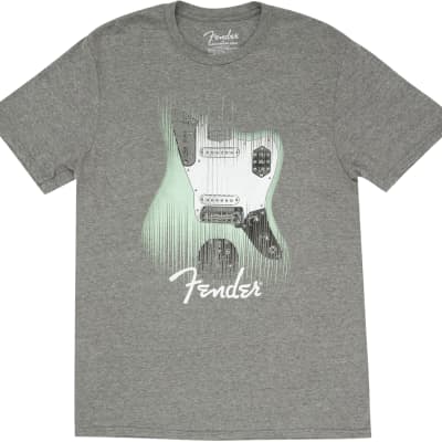 912-1123-606 Fender Jaguar Lines Grey X-Large T Shirt