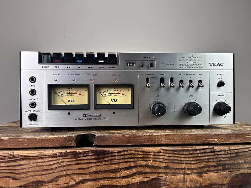 TEAC A-460 カセットデッキ シルバー TEAC A-460の仕様 ティアック
