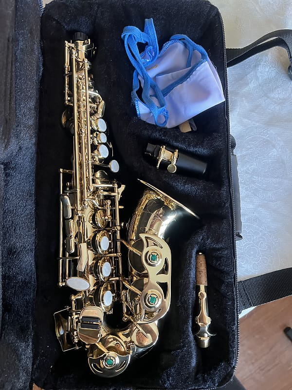 Allora AASC503 Curved Soprano Saxophone MINT Reverb