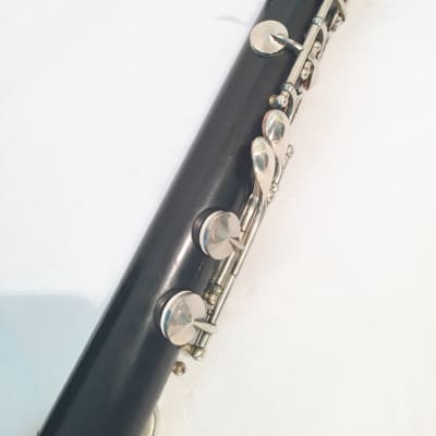 Pourcelle Bb Albert Clarinet High Pitch A454 Restored with Case-Wood Mouthpiece image 10