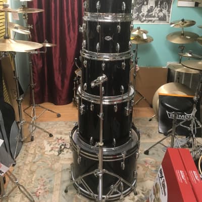 Slingerland Maple with inner oiled sealed sheels 1975 Black image 3