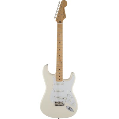 ギター Fender STRATOCASTER Mex Fender Jimmie Vaughan Tex-Mex Stratocaster - Olympic White