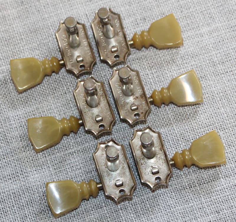 クルーソン ダブルライン PATENT NO D 169400 Vintage 1965 Gibson Kluson Deluxe Double Line Double Ring