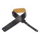 Levy's M1 2.5" Leather Guitar Strap (Black)