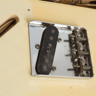 Fender Telecaster Solid Body Electric Guitar (1966), ser. #132499, original black tolex hard shell case. image 23