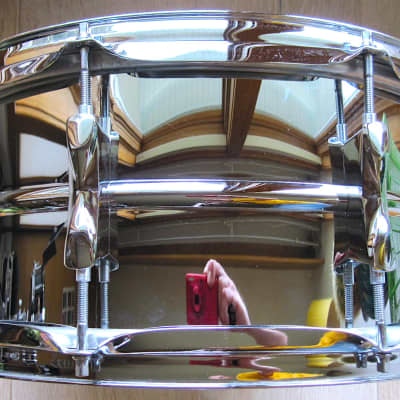 14" x 6.5" Premier Steel Shell Snare Drum - Vintage image 7