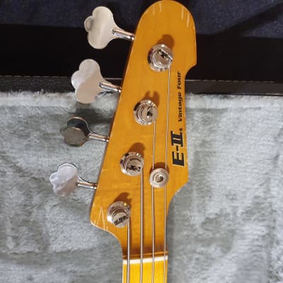 ESP E-II vintage precision bass PJ Maple fretboard black image 14