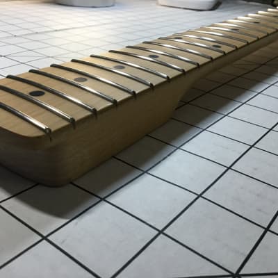Mighty Mite Maple Strat guitar neck 2018 Satin image 4