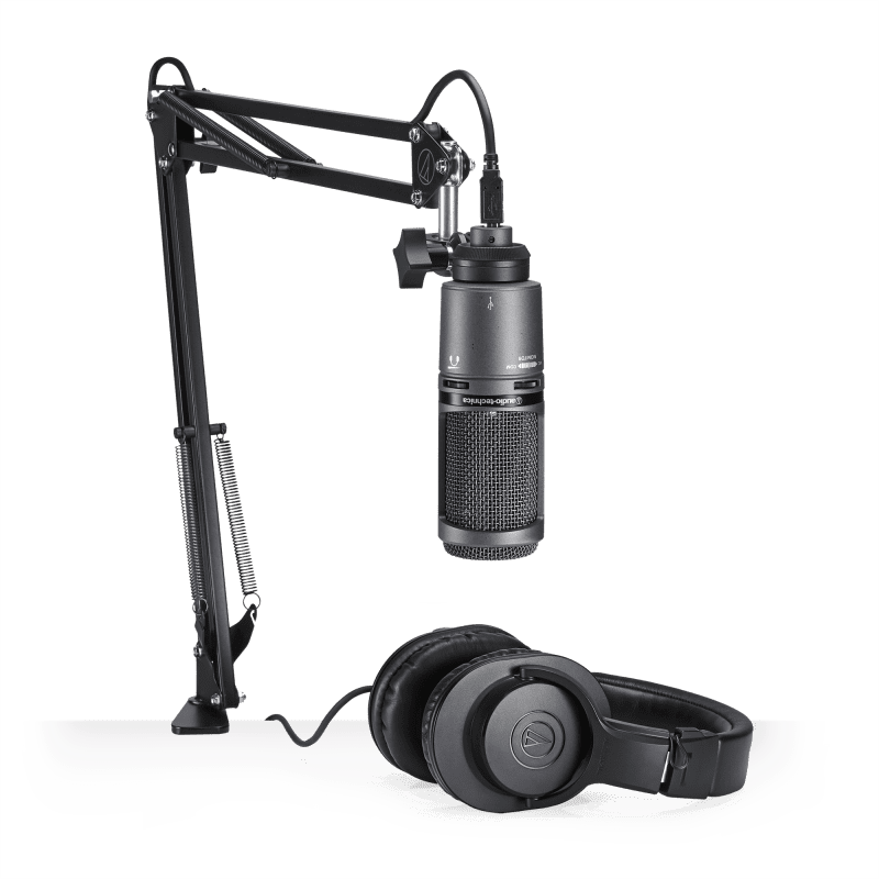 Audio Technica AT2020+ USB & 250 Ohm Headphones