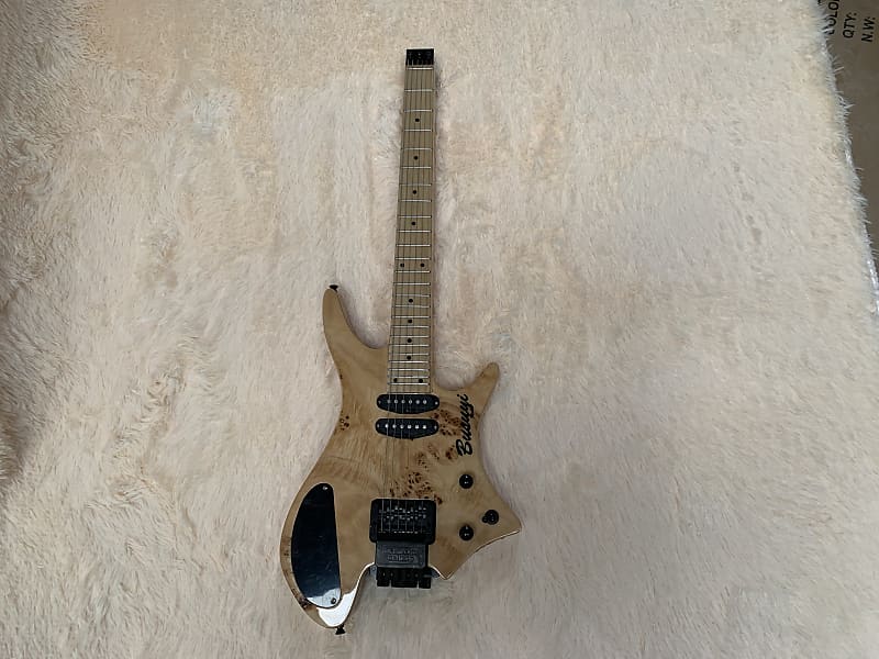 4 String Short Scale Neck Through Bass/6 String  Tremolo Busuyi Double Sided, Headless  Guitar (5/5 Review on Reverb) image 1