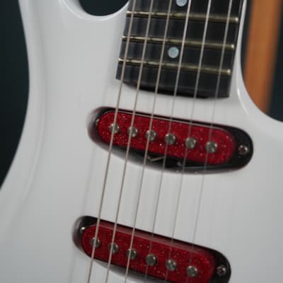 Eklein/Flaxwood Audi White Electric Guitar image 12